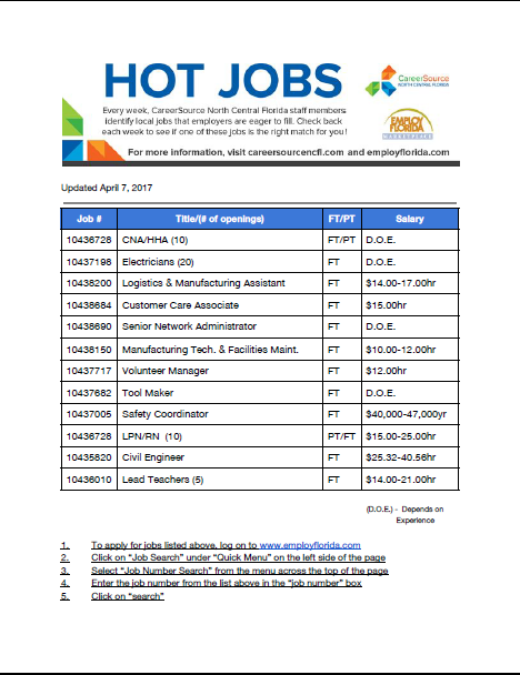 local jobs listings
