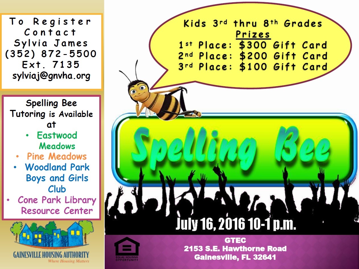 Spelling Bee Flyer