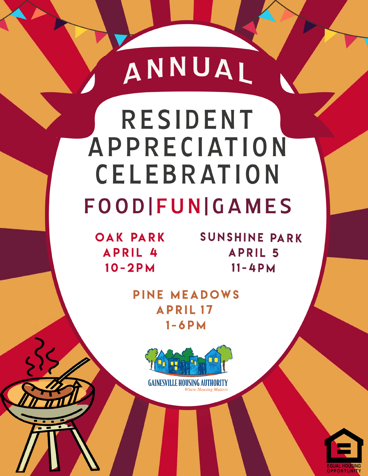 Resident Appreciation Celebration 2019 flyer