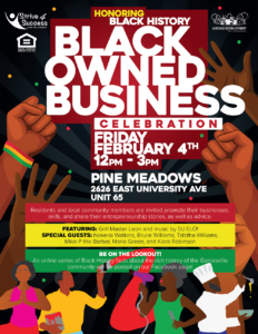 Black Owned Business Celebration flyer 2022